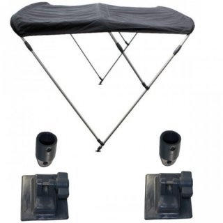 Bimini Schlauchboot mit Basis 190 - 210 cm