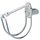 Hufeisen Rettungsring mit Halter und Leine
