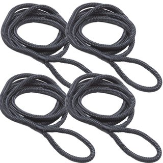 4 Stck Fenderleine 8 mm schwarz
