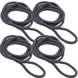 4 Stck Fenderleine 8 mm schwarz