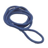 Fenderleine blau mit Halter für Reling