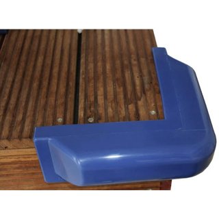 Stegfender / Boxenfender Ecke blau