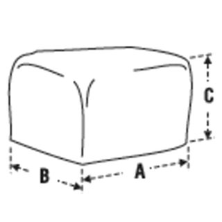 Motorabdeckung 75*45*75 cm