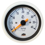 Drehzahlmesser Diesel weiss