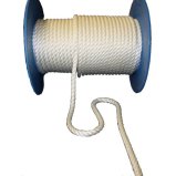 Festmacherleine, weiß Festmacher Ø 6 mmm