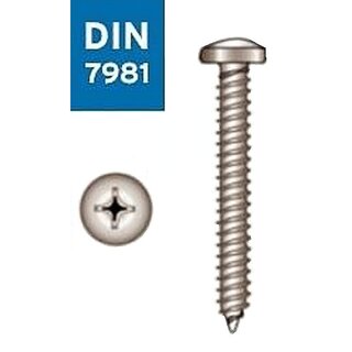 Blechschraube Linsenkopf DIN7981 3,5 * 25