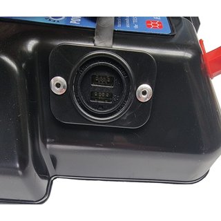 Batteriekasten Power Center USB Zigarettenanznder