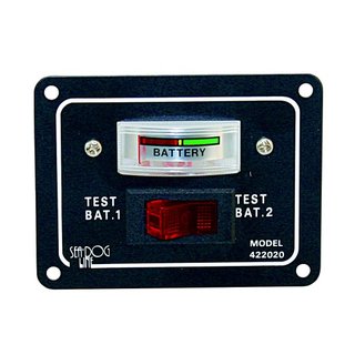 Batterie Tester fr 2 Batterien
