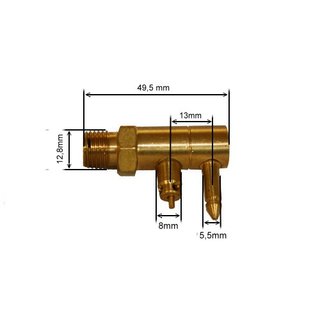 Tank Anschluss Yamaha Mariner aus Messing