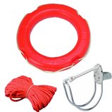 Rettungsring 60 cm mit Wurfleine und Halter
