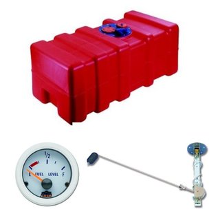 Tank + Anzeige + Unigeber 43 l wei