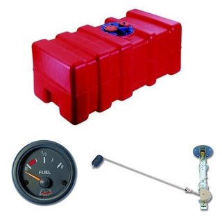 Tank + Anzeige + Unigeber 120 l schwarz