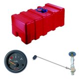 Tank + Anzeige + Unigeber 120 l schwarz