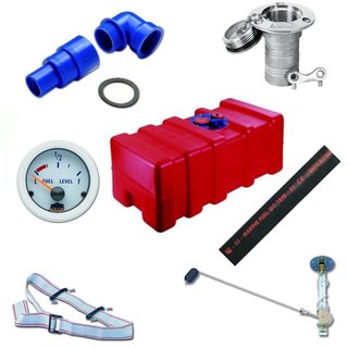 Set Einbautank  70 l wei